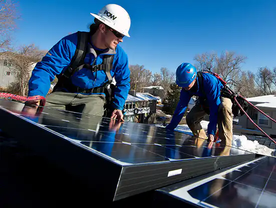 Solar array repair inspection
