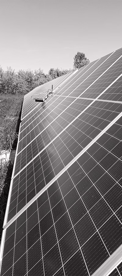 Solar panel close-up